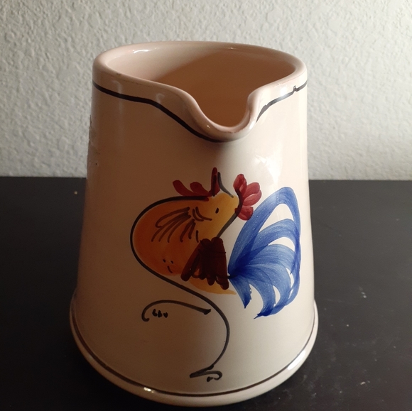 GORGEOUS Lamas Made in Italy 5" Rooster Pitcher - Picture 1 of 5